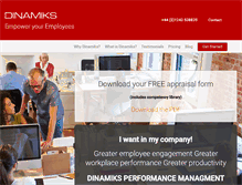 Tablet Screenshot of dinamiks.com